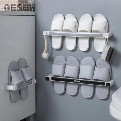 GESEW Wall-mounted Storage Rack Towel Rack For The Kitchen For Convenience Bathroom Organizer For Kitchen Bathroom Accessories