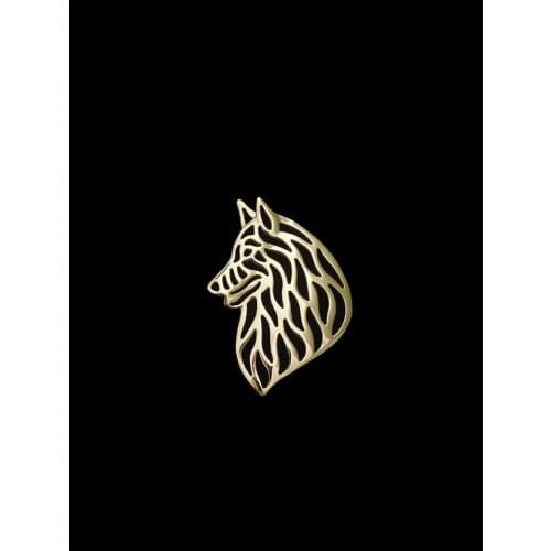 New Trendy Belgian Tervuren brooches of plate silver fashion jewelry