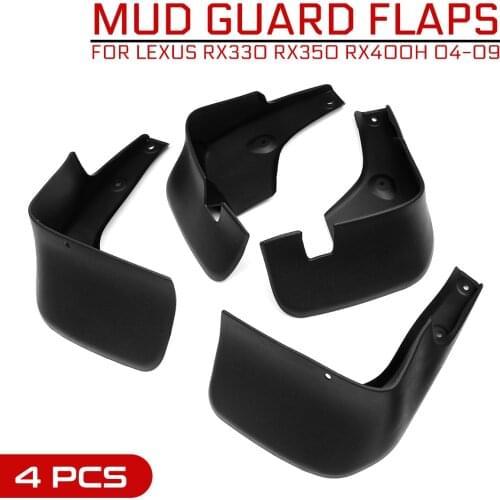 Front Rear Car Mud Flaps For Lexus RX330 RX350 RX400H 2004-2009 Mudflaps Mudguards Splash Guard for Fender Accessories