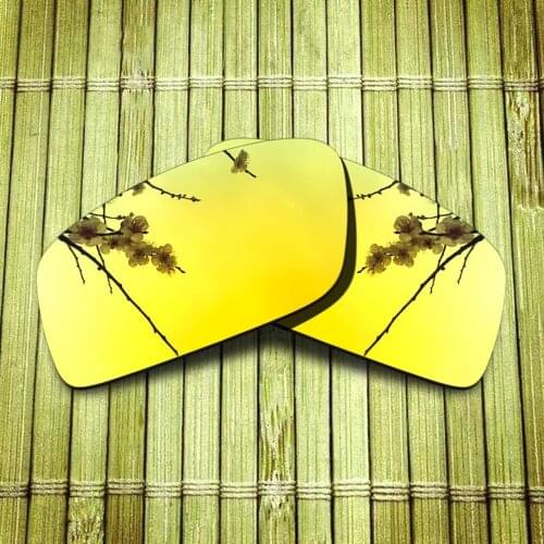 Polarized Replacement Lense For-Oakley Twitch Sunglasses Frame True Color Mirrored Coating - Yellow Options