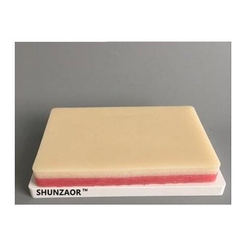 SHUNZAORpractice suture skin stitching model/practice/skin/surgical practice/medical skin model silica gel without impurities