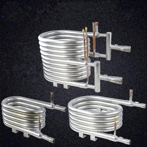 316 Stainless Steel Tube Heat Exchanger Tube, Professional Thread Tube, Air Heat Pump Heat Exchanger. 10HP(35kw