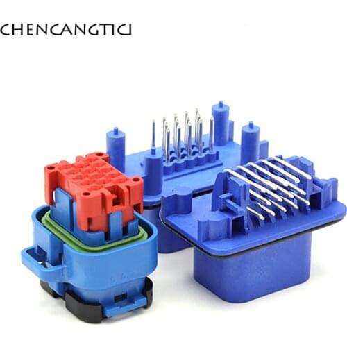 1 Set 14 Pin Way Device Sealed Waterproof Connector ECU Controller Connection Pcb Socket Plug 776262-5 776273-5 776266-5