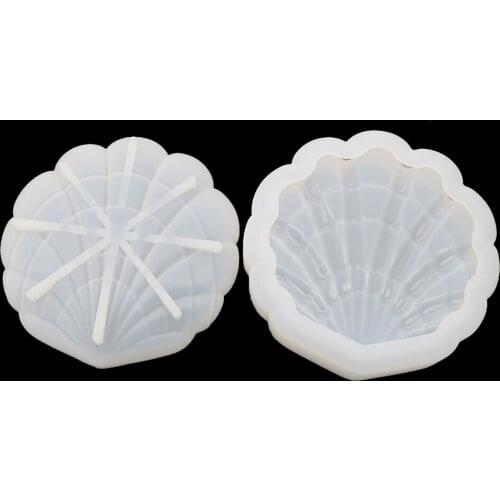 1 Kits Shell Storage Box Epoxy Mold Jewelry Storage Resin Silicone Mold Craft For DIY Jewelry Accessories Making Tool Home Decor
