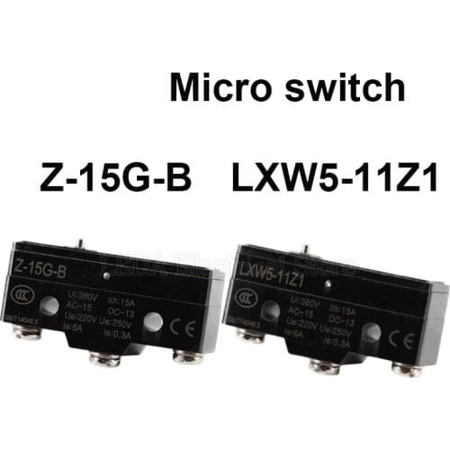 1Pcs LXW5-11Z1/Z-15G-B Micro Slide Motion Limit Switch 3Pin SPDT With Screw Terminals Microswitch High Performance Travel Switch