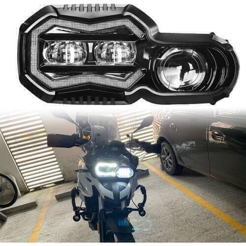 110W Motorcycle LED Headlight Assembly with DRL Hi Low Beam Headlamp For BMW F800GS F800R F 650 700 800 GS F 800GS ADV Adventure