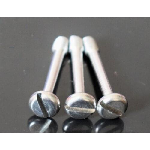 4pcs M4 stainless steel 304 GB839 anti-loose screw slotted screws big round head bolt mechanical bolts 12-25mm length
