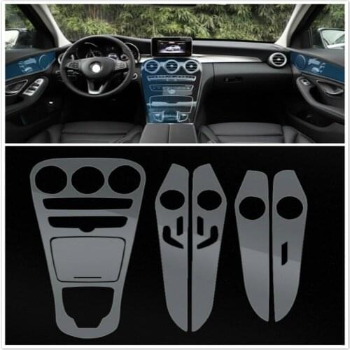 Car Accessories for Mercedes Benz C ClassTPU Car Transparent Protective Film Stickers