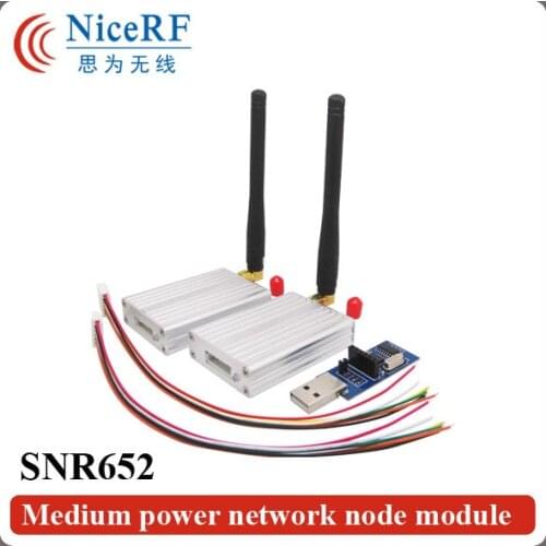 Free Shipping 2pcs/Lot SNR652 500mW RS485 Interface 868MHz Wireless Data Transceiver