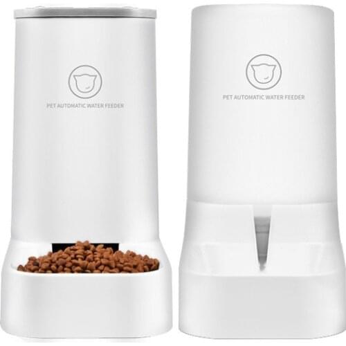 Dog and Cat Drinking Water Dispenser Cat Dog Bowl Automatic Feeding Basin Mobile Non Plug In Drinking Water Feeder Pet Supplies