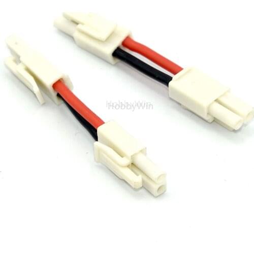 EL-2P Plug male to male converter Positive TO Square terminal for RC Model Buggy Car Truck Boat battery plug conversion