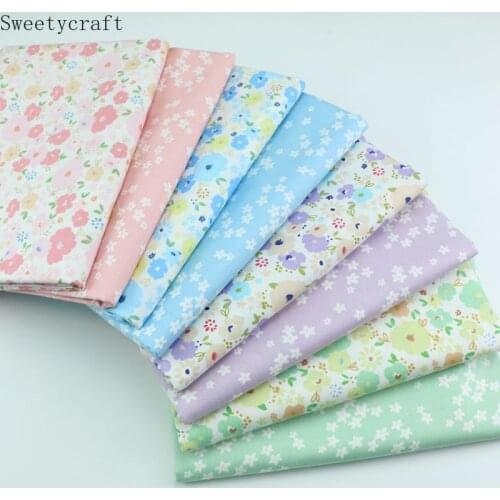 Small Flower Printed Cotton Fabric DIY Tissue Patchwork Telas Sewing Baby Bed Sheet Quilt Tecido Pants Cloth Tilda 160x50cm