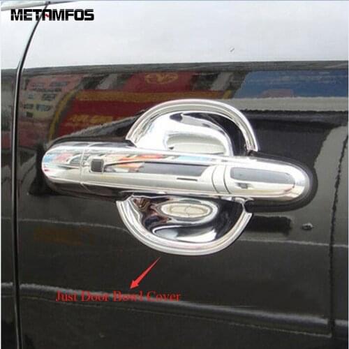 For Kia Sorento 2013 2014 2015 Chrome Side Door Handle Bowl Cover Trim Decoration Sticker Exterior Accessories Car Styling