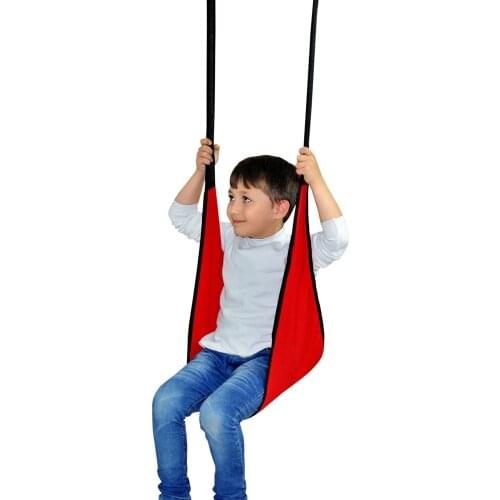 Red Nature Picnic Hammock Children Swing Home Garden Use Hanging Bracket Activity Kids Drop Model Amusement Model