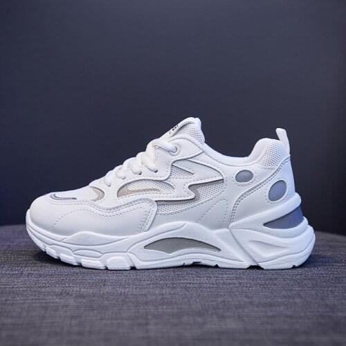 New Shoes Woman Breathable Platform Sneakers Slip on Casual Shoes Womens Sports Shoes Lace Up Women Flats Zapatos De Mujer2021