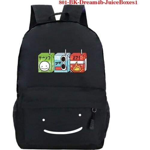 Men Backpacks Dream Merch Juice Boxes Backpack Canvas Student Schoolbag Women Juice Boxes Printed Girls Fashion Bookbag Mochila