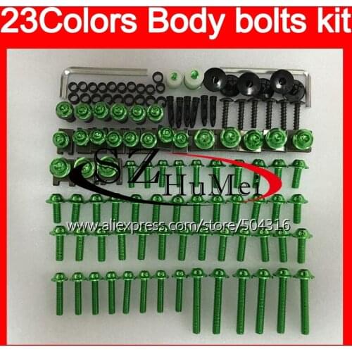 Fairing bolts full screw kit For YAMAHA YZF600R 1996 1997 1998 1999 00 YZF 600R 2002 2003 2004 2007 Windscreen bolt screws Nuts