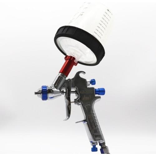 Spray Gun 1.5mm Nozzle Professional Air Spray Gun With Adapter Joints PPS Type H/O Quick Cup Spray Gun Paint Mixing Cup