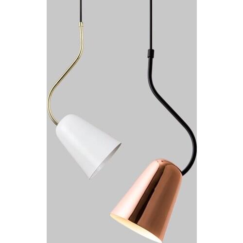 Single Head Nordic pendant lights Post Modern Simplified Corner Book Room Restaurant Bedroom Headlamp Creative Bar Lamp