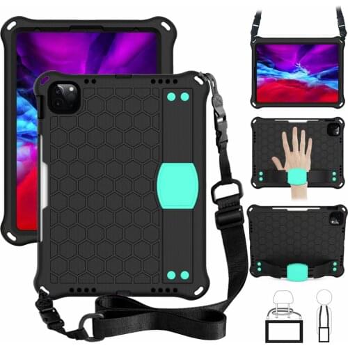 Shockproof Kids Case for iPad 2020 Air 4 Case iPad Pro11 2021 Handle Stand Cover for iPad Air 2 10.2 6th 7th 8th Generation Case