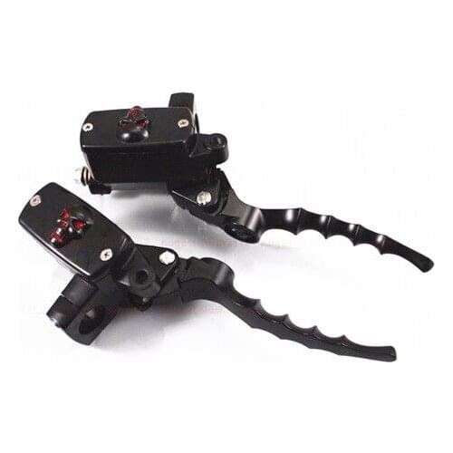 7/8" Handlebar Brake Clutch Reservoir Lever For Honda Suzuki Kawasaki CB Cafe GN