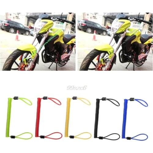 150cm Alarm Disc Lock Security Anti Thief Motorbike Motorcycle Wheel Disc Brake Bag And Reminder Spring Cable