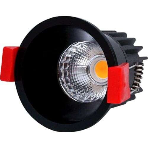 Super Bright Recessed LED Downlight COB 5W 7W LED Spot Light LED Decoration Ceiling Lamp AC110V 220V