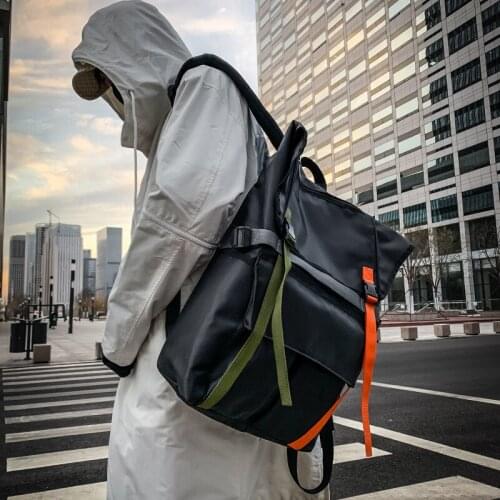 New Waterproof Men Women Backpack Laptop Back Pack Large Capacity Stundet Backpacks Pleated Casual School Bags Backpack Men