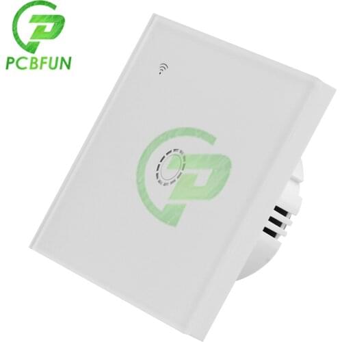 WiFi Touch Switch 1 2 3 Gang Glass Panel Smart Wall Light Switch Support Remote Tuya APP WIFI Control AC100-240V