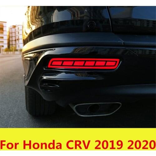 For Honda CRV 2019 2020 5th CR-V Rear bumper lamp modified LED brake light rear fog light anti-tailing Rear-end light decoration