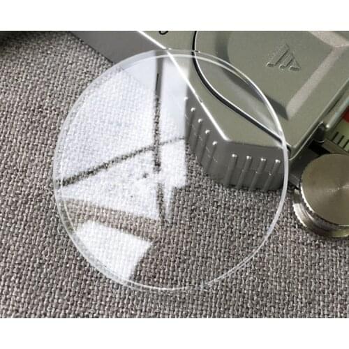 High Quality!2.0mm Thick Double Dome Concave Mineral Round Glass Select Size from 30mm to 38.5mm