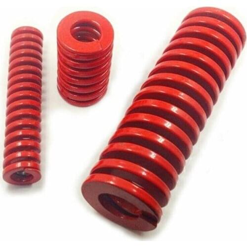 1Pcs Loading Die Mold Spring ，Red Medium Load Compression Spring ，Outer Diameter 14mm Inner Diameter 7mm Length 70-100mm