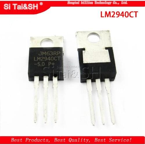 10PCS LM2940CT-5.0 LM2940CT-5 TO220 TO-220 LM2940- new original