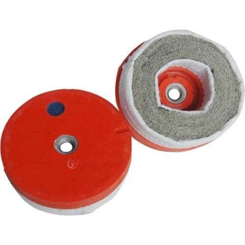 4 Inch Diamond Honed Antique Brush for Stone Round Polishing Brush for Marble Nylon Polishing Wheel for Granite