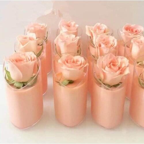 50pcs Transparent disposable mini hard plastic cup 80ml small dessert cups birthday wedding party favors pudding yogurt cake cup