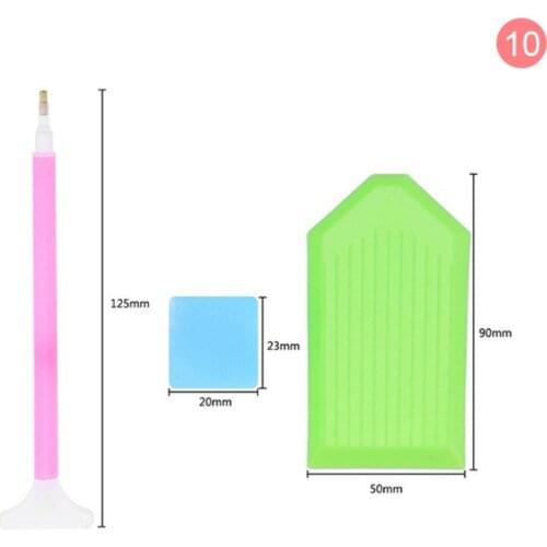 Diamond Painting Tools stickers Accessories 5D diamond Painting kit Cross Stitch Embroidery Pen Tools Set Mosaic Glue Tweezers