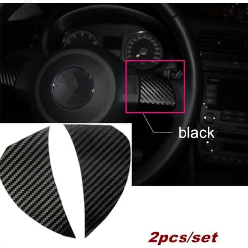 Car Styling Steering Wheel Decoration carbon fiber 3D sticker For Volkswagen VW GOLF 6 MK6 POLO JETTA MK5 MK6 Bora Touran Tiguan