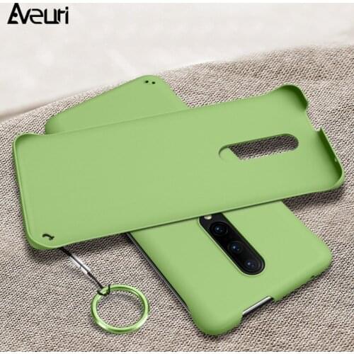 Borderless Finger Ring Phone Case For OnePlus Nord 8T 8 Pro 7T 7 Pro Coque Luxury Matte Hard PC Cover Case For OnePlus 7T 8T