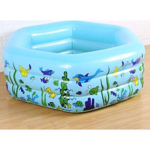 1.3m Pool Kids 3 Layered Inflatable Swimming Pool for Children Outdoor Pool for Kids Water Swimming Pools Bathtub pools 5221