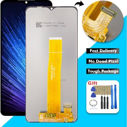 6.5" Display For Samsung Galaxy A12 A125 SM-A125F SM-A125F/DSN A125F LCD Display Touch Screen Digitizer Glass Assembly