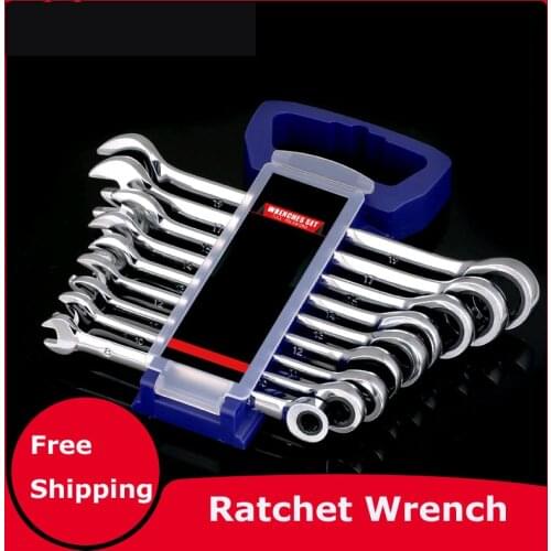 Ratchet Wrench Multi-tool Ratchet Spanners Set of Tools Wrench Two-way Automatic Multi-function Plum Blossom Wrench