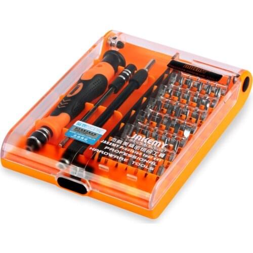 JAKEMY 45 IN 1 Hot Selling Precision Screwdriver Box Set with Chrome Vanadium Bits for DIY Mobile Phone Laptop Gamepad