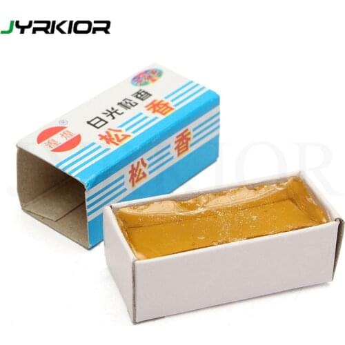 Jyrkior Amber Light Solder Welding Additives Carton Rosin Soldering Iron Soft Solder Welding Fluxes, Scaling Powder, Solid flux
