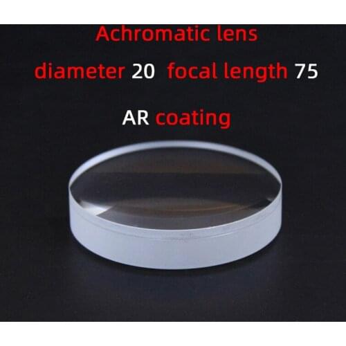 Diameter20 Focal length75 achromatic lens factory custom telescope lens magnifier various sizes