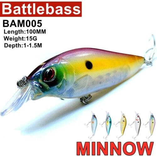 Minnows Fishing Lure 90mm 12.5g Floating bait Artificial Hard Baits Bass lures Wobblers Crankbait Pike fishing tackle