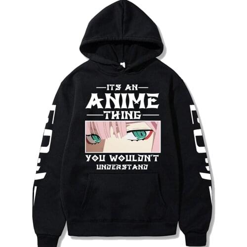 Darling in the Franxx Anime Harajuku Zero TWO Hoodie Men Tops Sweatshirts Pullover