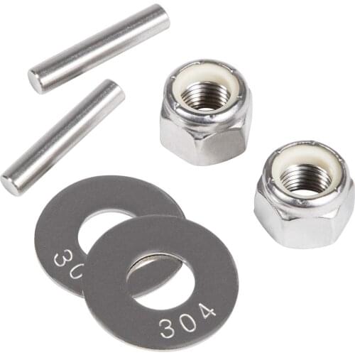 Chuang Qian 6 pcs MKP-34 Prop Nut Kit E for Minnkota trolling Motor with MKP-33 and MKP-38