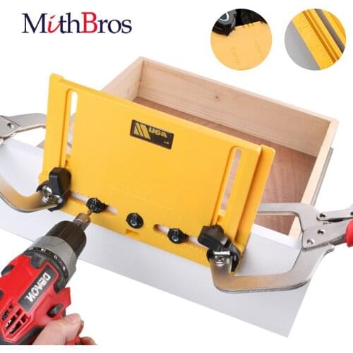 Door Handle Knob and Pull Installation Jig Drawer Handle Hole Locator Shelf Jig Boring Hole Drill Guide DIY Woodworking Tools