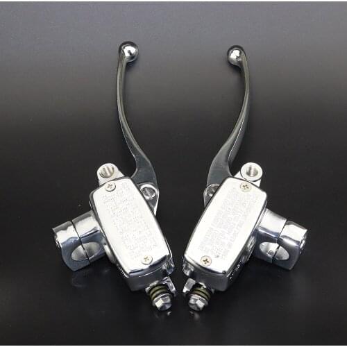 25mm 1" Motorcycle Hydraulic Brake Clutch Lever Master Cylinder Left Right For Harley Honda Suzuki Kawasaki