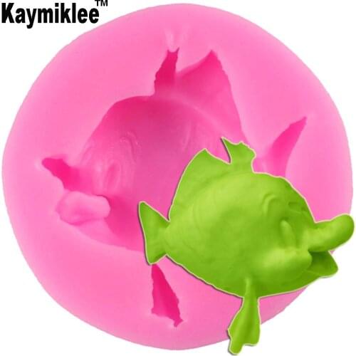 Salmon Fish Silicone Mold Fondant Mould Cake Decorating Tools Candy Jelly Jello Chocolate Gumpaste,Sugarcraft Mold F1118